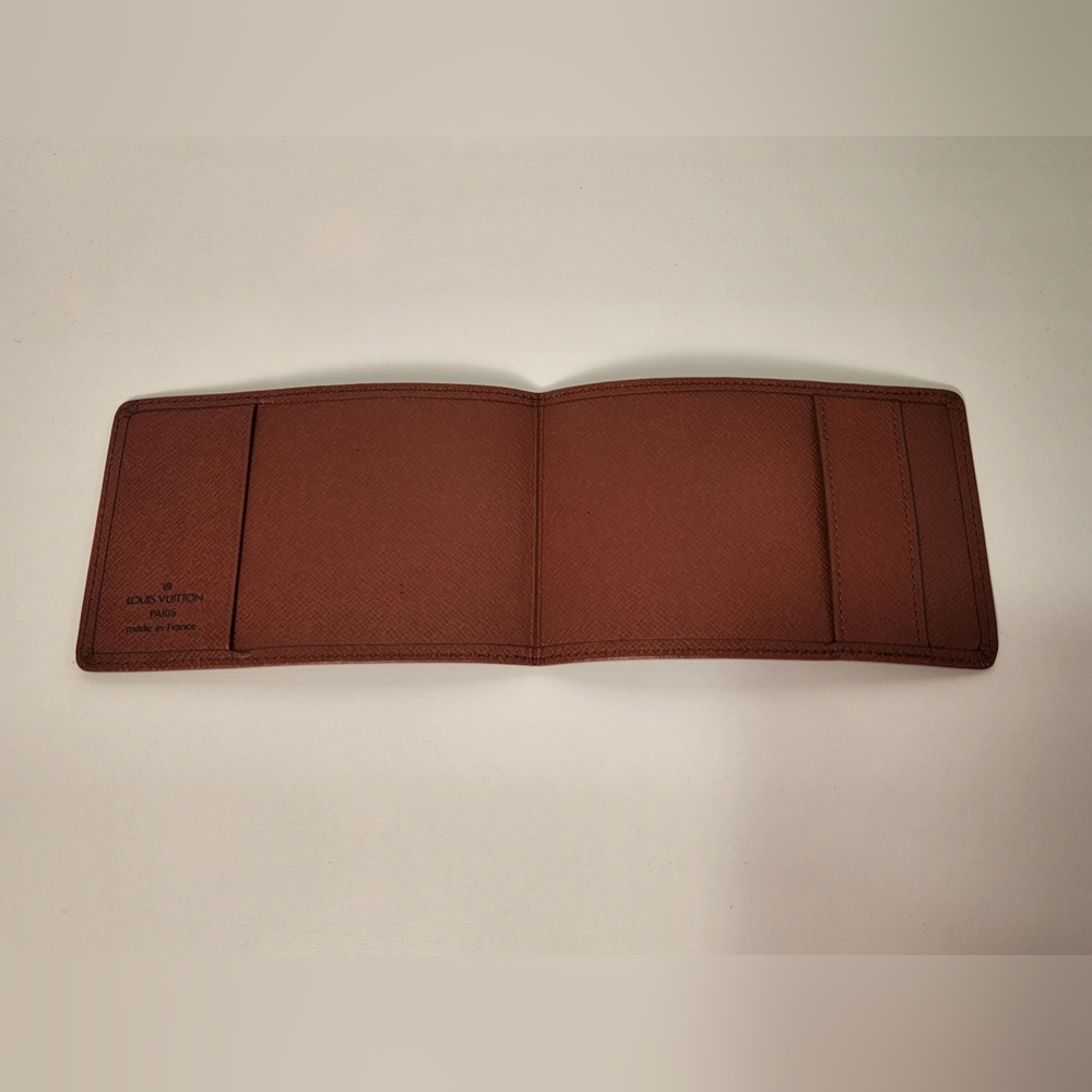 Louis Vuitton Brown Tan BiFold Card Holder